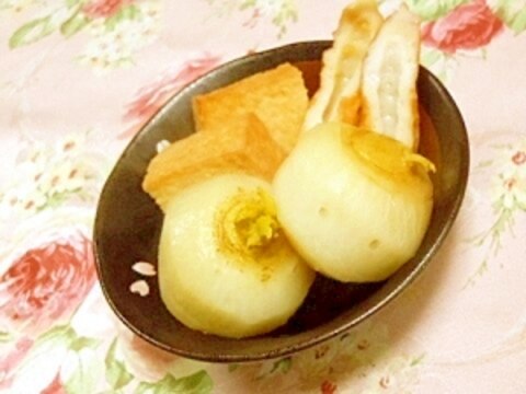 おでんの残り汁ｄｅ❤蕪と厚揚げ煮❤